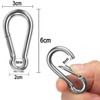 JOLIRSBOX Carabiner 316 Stainless Steel Spring Hook Carabiner Set (2.4