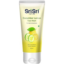 Sri Sri Ayurveda Cucumber Face Wash, 60ml (Pack of 2)
