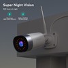 mibao CCTV Security Camera Outdoor, 1080P WiFi Security Camera, IP66
