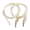 Twin pack fluorocarbon carp Leaders Carp safety lead Clips Quick