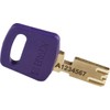 SafeKey Nylon Padlock, 38mm x 84mm x 19mm, Purple