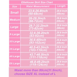 EllieHouse Womens Short Tutu Tulle Skirt with Sash Yellow Size XXL PC06