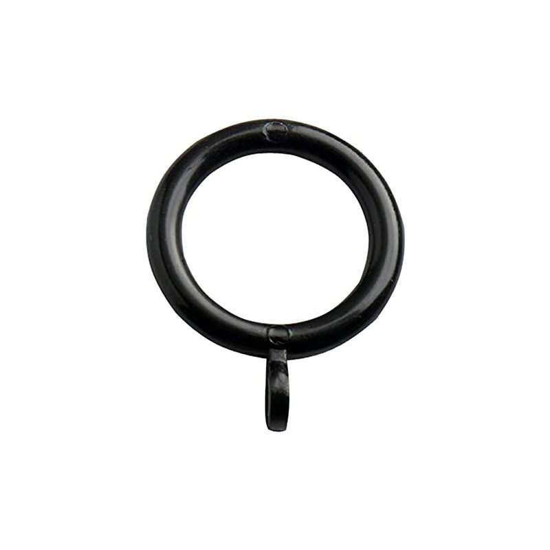 Merriway BH04508 (24 Pcs) Plastic Curtain Pole Rod Drapery Rings