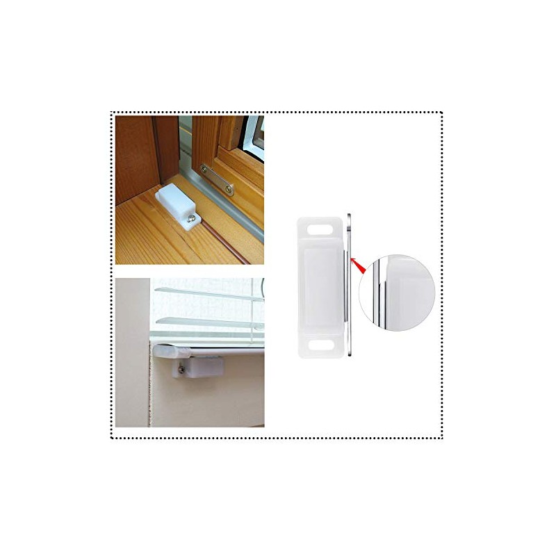 Rannb Magnetic Door Catch Latches for Cabinet Doors, Cupboards, Drawers