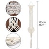 Musiin White Bohemian Ukulele Hanger Decorative Guitar Wall Hanging, Ukulele