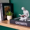 suruim Abstract Reading Statue with Text Detail - Thinker Figurine