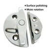 LEQMG Marine Stainless Steel Boat Door Hatch Round Turn Button