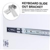 SEWACC 10pcs Support Brackets for Cabinet Rail Holder Shaped Design