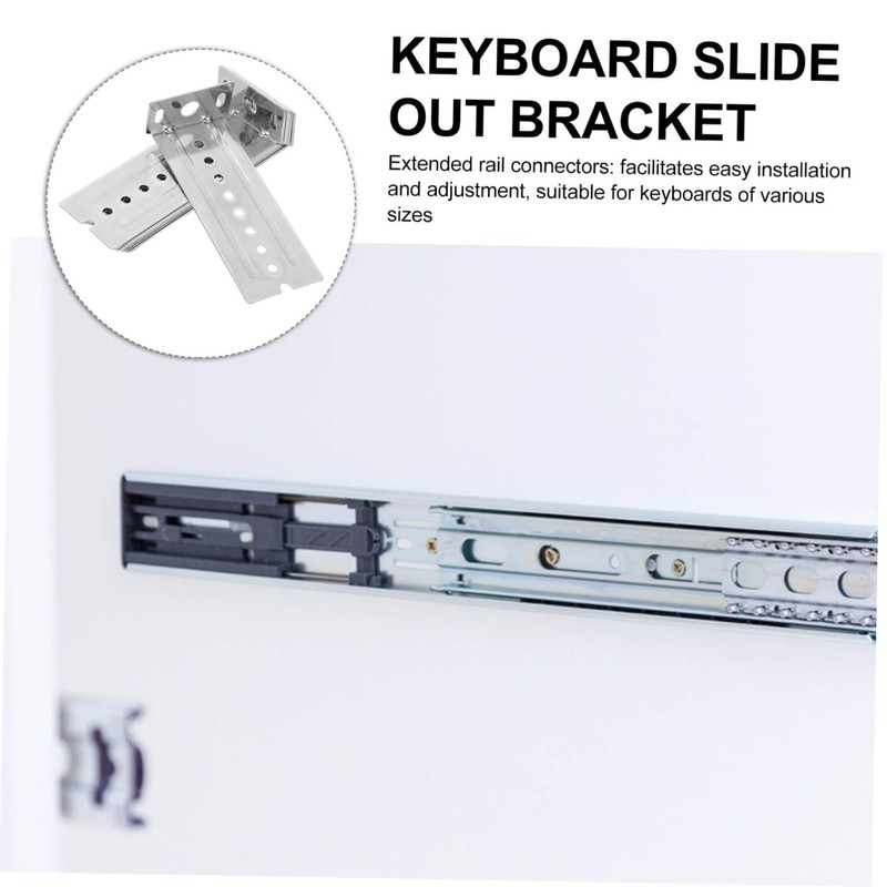 SEWACC 10pcs Support Brackets for Cabinet Rail Holder Shaped Design