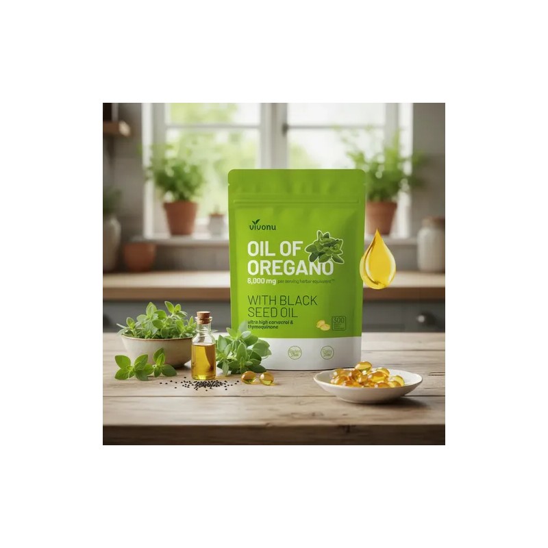 Aceite De Orégano 6000mg 300 Cápsulas