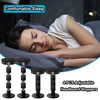 xlehoely 4PCS Bed Frame Anti-Shake Tool,Black Adjustable Threaded Headboard Stoppers,Prevent