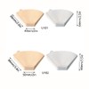 100 Pcs Coffee Filter Papers, Disposable Unbleached Cone Filter Papers