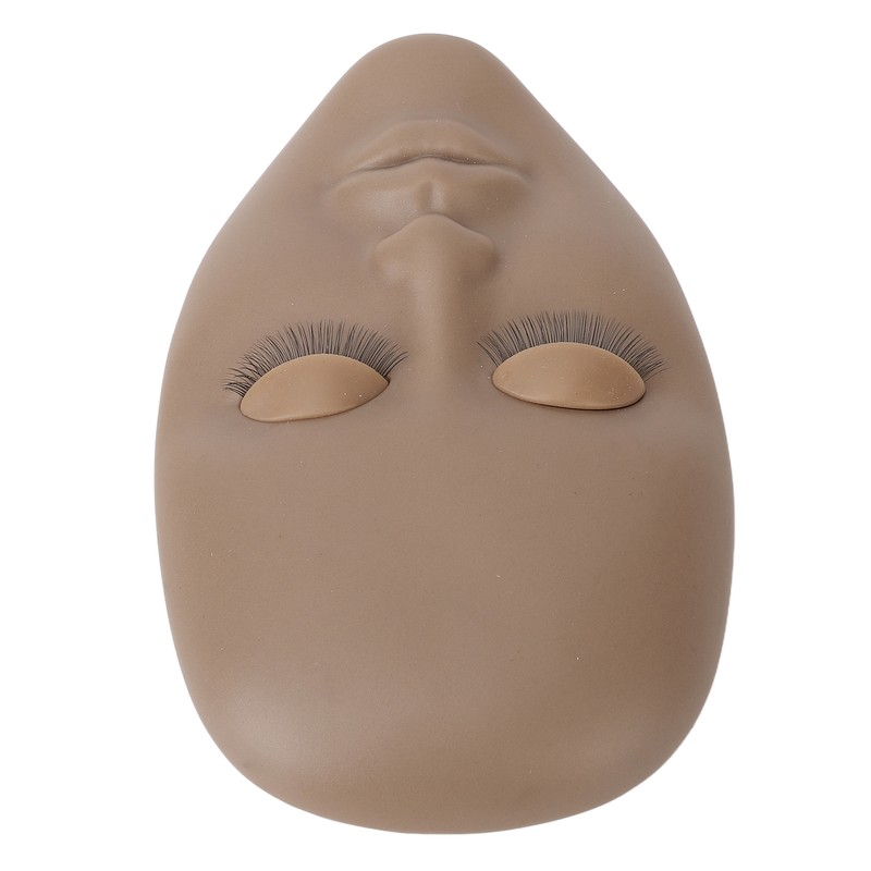 Lash Mannequin Head Reusable Soft Rubber 3D Effects Replaced Eyelids