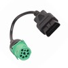 9 Pin Male Head to 16 Pin OBD2 Truck Diagnostic
