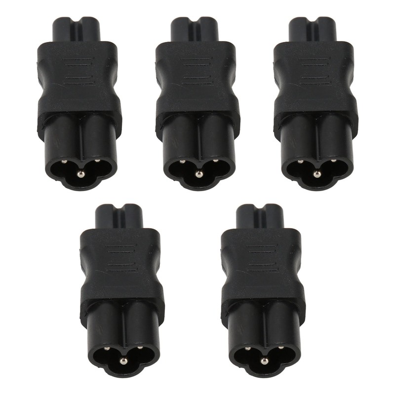 5Pcs IEC320 C6 to C7 Receptacle Connector Power Adapter Supply
