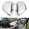 Unbranded Chrome Battery Side Panel Fairing Covers For Honda Magna