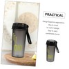 ORFOFE 400ml Portable Sports Water Bottle Lid Blender for Workout