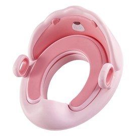 Toilet Training Seat | Kids Toilet Seat Attachment with Handles - Non-Slip Safe Potty Seat with Urine Guard, Toilet Trainer for Round & Oval Toilets