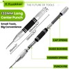 9PCS Hinge Drill Bit Set with Automatic Center Punch, Self
