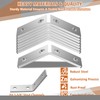 MorningRo 8 Pcs 45 Degree Angle Bracket Fitting for 1-5/8