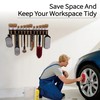 Vakonyx Wall Mount Brush Holder & Tool Hanger Rack for