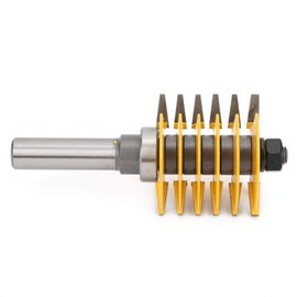 1/2 Inch Shank Finger Glue Joint Router Bit Wood Chisel Milling Cutter with Bearing for Woodworking Carpenter