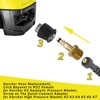 Buaak High Pressure Washer Adapter, M22 14mm Quick Connect Adapter