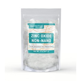Unpretentious Non-Nano Zinc Oxide, Pure & Uncoated, Convenient Resealable Bag for Storage (2 Pound)