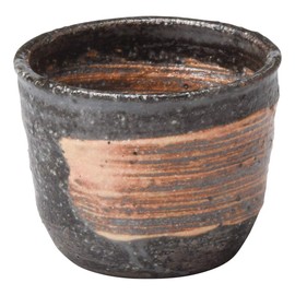 Marui Pottery MR-3-3166 Shigaraki Ware Hechimon Guinomi Rough Brush