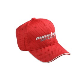 Monster Sports ZZWC20RS Type 2 Mesh Cap, Red
