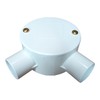 HanaMoon White 20mm PVC 2 Way Conduit Box with Lid