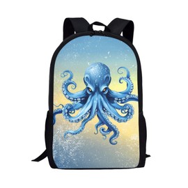Nakgn Kids Backpack Print School Bookbag Travel bag for Elementary Students Teens Girls Boys (Octopus)