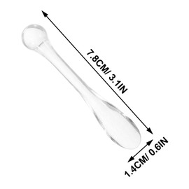 Minkissy Skincare Spatula Set 50pcs Makeup Spoons Lotion Eye Cream Spatulas Mini Cosmetics Applicators