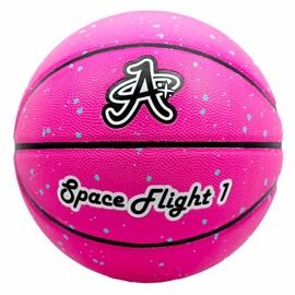 A Plus Collectibles Space Flight 1 Basketball, Women's Size 6 Leather (Planetary Pink)