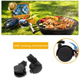 (2) Caster Wheel Gas Grills fits Weber 6414 Genesis, Summit, Silver, Spirit -