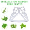 Stainless Herb Stripper, Easy to Clean Butterfly Handleless Pottery Herb