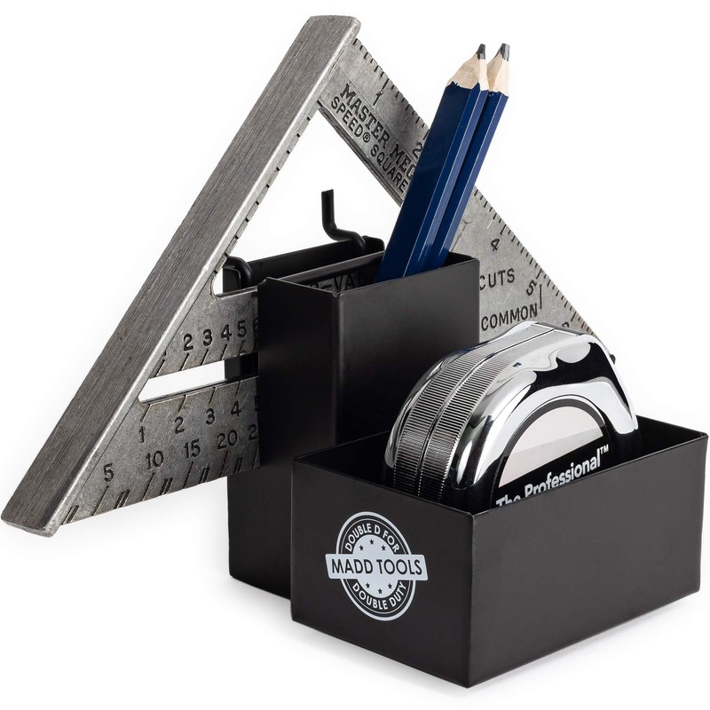 METAL Pegboard Tape Measure Holder 3:0 Improved Model | Black