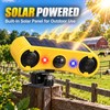 Solar Motion Sensor Alarm for Outdoor Security – Sound &