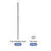 Rebower Fully Threaded Rod (with 6 Pcs Hex Nuts),Stainless Steel