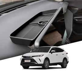 smabee Dashboard Storage Tray Compatible with Toyota Venza 2021-2024 Center Console Display Hidden Box Behind Screen, Car Accessories Silica gel Center Console Organizer