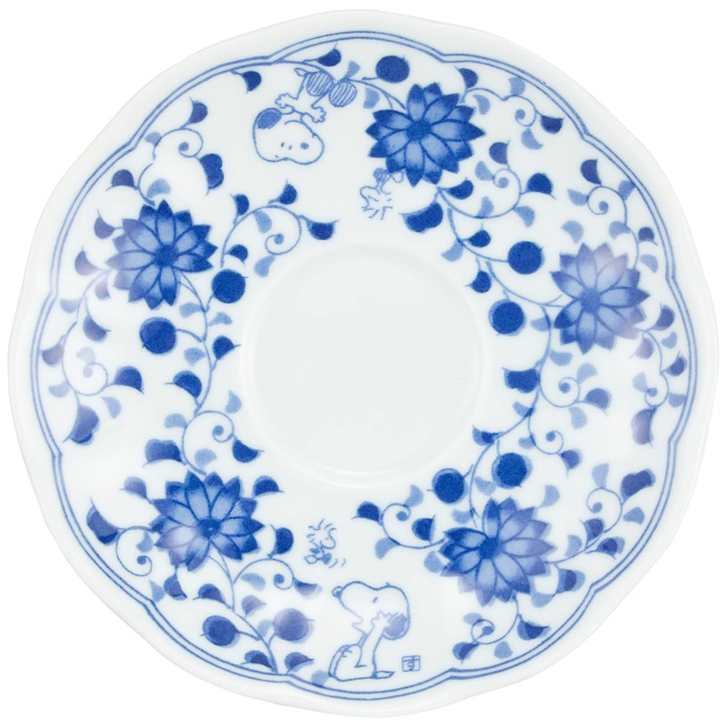 Sunupii 630742 Indigo Arabesque Cup & Saucer Pair "Comes in