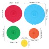 5Pcs/Set Food Grade Silicone Microwave Oven Bowl Cover Lid for