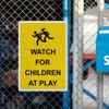 Watch For Children At Play Sign, 8.5 x 11 in"