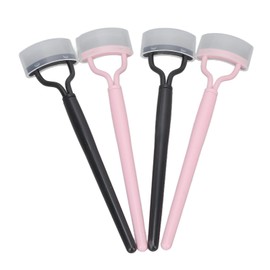 Rizadores de Peine de Pestañas, Separador de Pestañas Dientes de Acero Inoxidable Cepillo Cosmético Portátil Rímel Definidor de Pestañas con Cubierta de Peine 4PCS Rímel de