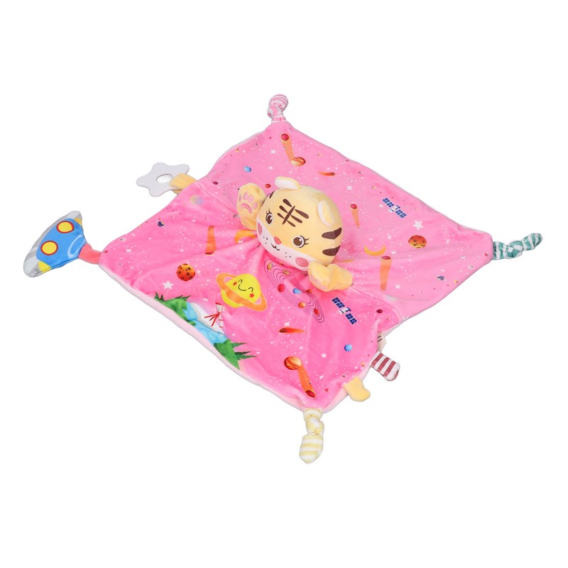 Stuffed Animal Security Blanket Soft Plush Cartoon Cute Tiger Security