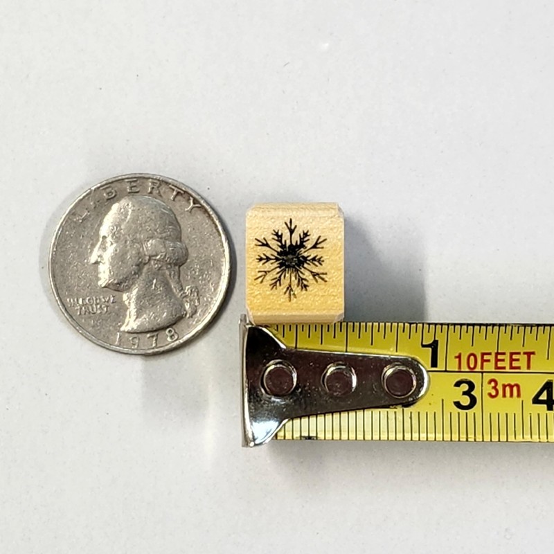 Mini Snowflake Rubber Stamp Set