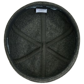 Sterkowski Docker Beanie Cap | 100% Wool | 54-65 cm Navy Watch Work Sailor Brimless Skullcap Fisherman Nautical Handyman Bushcraft Trawler Warm Mens Winter Harbour Cap UK 7 1/4 Dark Grey