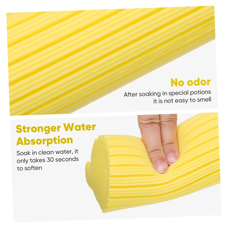 Mikinona 2Pcs PVA Sponge Rubber Mop Head Replacement Cleaning Mop