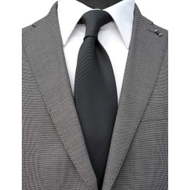 ZENXUS Extra Long Ties for Big and Tall Men, 63 inch XL Long Neckties, Solid 4-Pack plus a Tie Bar