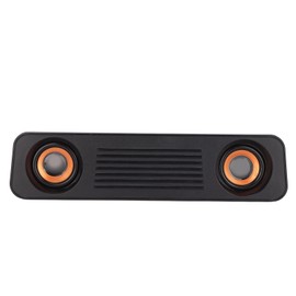 CHICIRIS Desktop Speaker, Portable HiFi Stereo, Long Wired Speaker, Stereo Subwoofer, USB Powered, 3.5mm Plug for TV, Computer, Gaming, Home Theater, Office